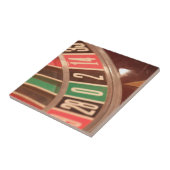 Casino Gambling Roulette Wheel Retro Style Tegeltje (Zijkant)