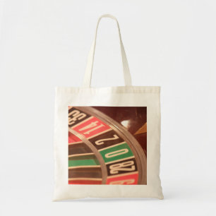 Casino Gambling Roulette Wheel  Retro Style Tote Bag