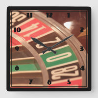 Casino Gambling Roulette Wheel  Retro Style
