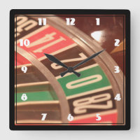 Casino Gambling Roulette Wheel Retro Style