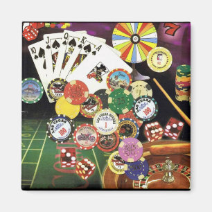 Casino Gokken - Poker, Craps, Roulette Magneet