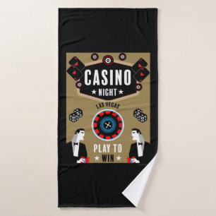 Casino Gokken Poker Roulette Badhanddoek