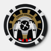 Casino Gokken Poker Roulette Chips (Achterkant)