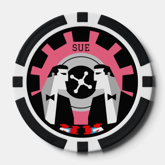 Casino Gokken Poker Roulette Chips (Voorkant)