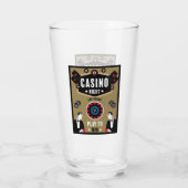 Casino Gokken Poker Roulette Glas (Achterkant)