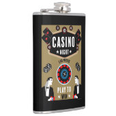 Casino Gokken Poker Roulette Heupfles (Rechts)