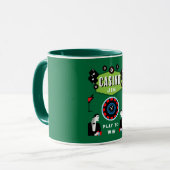 Casino Gokken Poker Roulette Mok (Voorkant links)