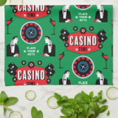 Casino Gokken Poker Roulette Theedoek (Gevouwen)