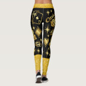 Casino Gokken Pop Mode Leggings (Achterkant)