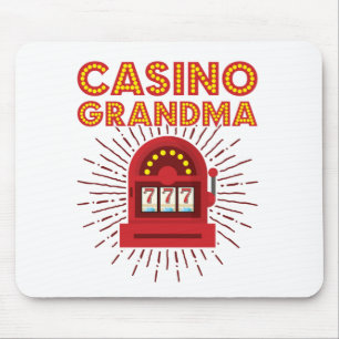 Casino Grandma Slot Machine Gambling Grootmoeder Muismat
