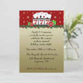 Casino Holiday Uitnodiging (Staand voorkant)