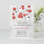 Casino Holiday Uitnodiging (Staand voorkant)