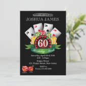 Casino Invitation 60e anniversaire - tout âge (Debout devant)