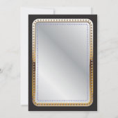 Casino Invitation Anniversaire Poker Jouer Carte (Dos)