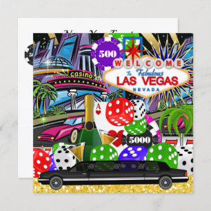 Casino Invitation Kaart