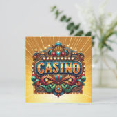 CASINO. KAARTEN. BINGO KAART (Staand voorkant)