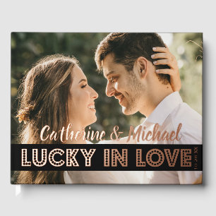 Casino Las Vegas Mariage Photo Black & Gold