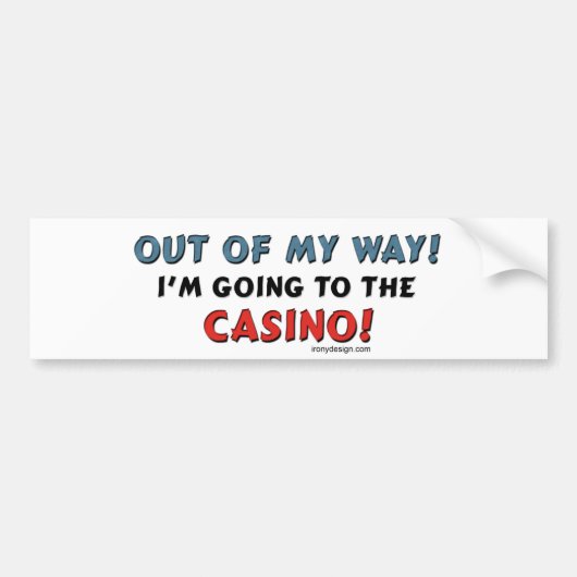 Casino Lovers Bumpersticker (Voorkant)