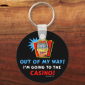 Casino Lovers Design Sleutelhanger (Achterkant)