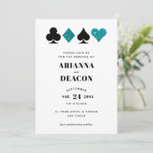 Casino moderne Faire-part de mariage de Parties sc (Debout devant)