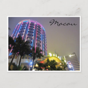 casino neonverlichting briefkaart