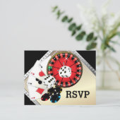 casino, nuit casino, carte postale RSVP (Debout devant)