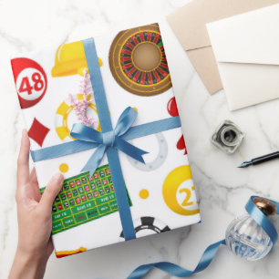 Casino Pattern Cadeaupapier