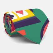 Casino Pattern Stropdas (Opgerold)