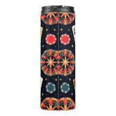 Casino pattern theme on black thermosbeker (Achterkant)