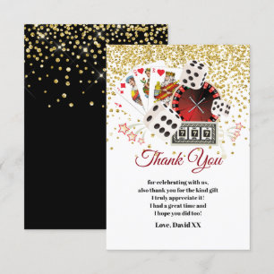 casino, poker, adulte, carte de remerciements