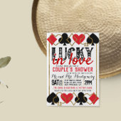 Casino Poker Bridal Couple's Shower Invitation