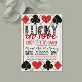 Casino Poker Bridal Couple's Shower Invitation