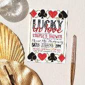 Casino Poker Bridal Couple's Shower Invitation