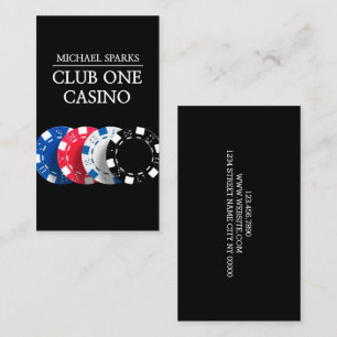 Casino, Poker, Dealer, Entertainment, Magicen Visitekaartje