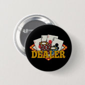 Casino Poker Dealer Ronde Button 5,7 Cm (Voorkant /achterkant)
