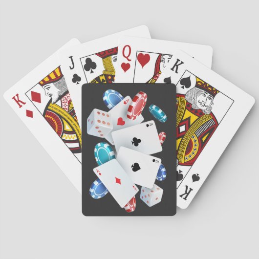 Casino Poker Deck Kaarten (Achterkant)