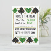 Casino Poker Invitation (Debout devant)