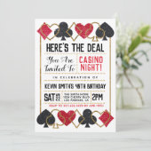 Casino Poker Invitation (Debout devant)