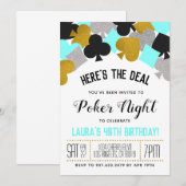 Casino Poker Invitation (Devant / Derrière)