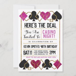 Casino Poker Invitation