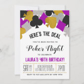 Casino Poker Invitation (Devant)