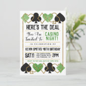 Casino Poker Invitation (Debout devant)