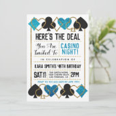 Casino Poker Invitation (Debout devant)