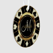 Casino Poker Monogram Chip - Ivoire (devant)