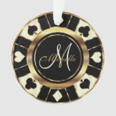 Casino Poker Monogram Chip - Ivoire (devant)