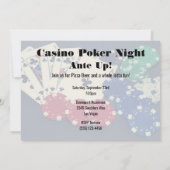 Casino Poker Night Party Invitation (Dos)
