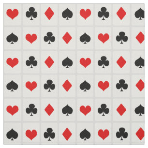 Casino Poker Spelen Kaart Symbolen Patroon Stof