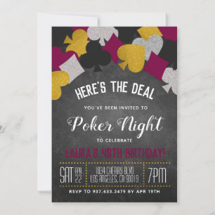Casino Poker uitnodiging