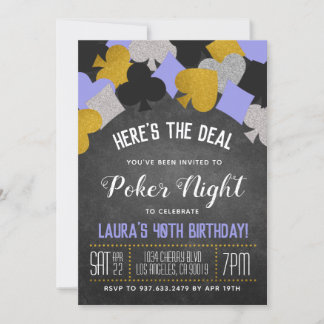 Casino Poker uitnodiging