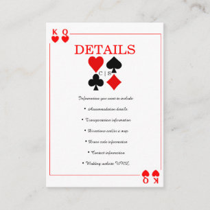 Casino Poker Vegas Boîtier de cartes à jouer